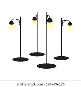 
Garden lamp. Vector garden lights are suitable for illustration, place design, architecture, decoration, and for various activities related to graphic design.