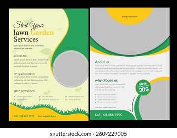 Garden landscape design with pathway in garden and footpath in picturesque summer park and staircase in backyard,Paving stones on floor in park,space for text.