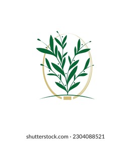 garden Leaf green logo designs