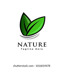 Garden leaf logo
