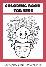 Garden Life Coloring Page For Kids - Adults