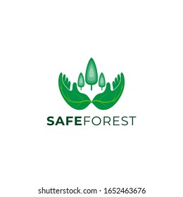 concepto del logotipo del jardín, flor, árbol