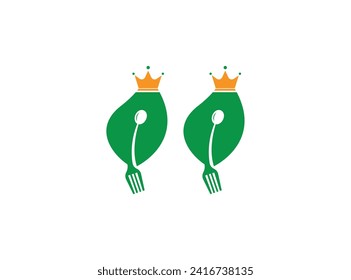 Garden logo design vector and illustration,king logo,