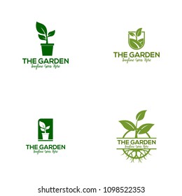 The Garden Logo Set Design