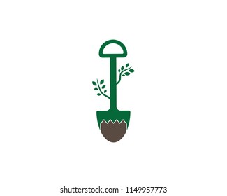 Garden logo template