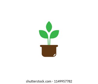 Garden logo template