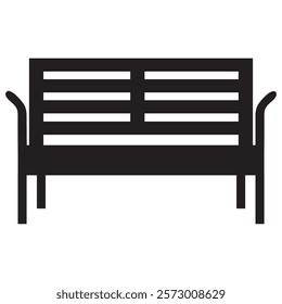 garden lounger icon vector design