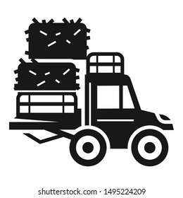Garden machinery icon. Simple illustration of garden machinery vector icon for web design isolated on white background