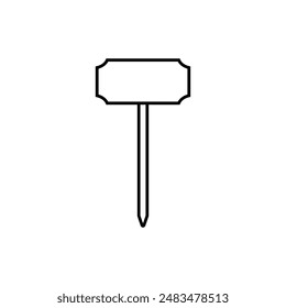 Juego de Vectores de iconos de jardín. Colección de signo de ilustración de placa de identificación. Símbolo de borde. Logotipo del bastidor.