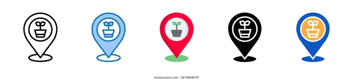 Garden multiple style icons set design vector illustration.