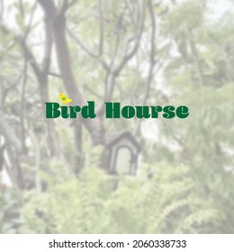 En el jardín y en el árbol, la Casa de las Aves es un nido.