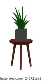 Garden outdoor furniture. Furniture for rest relaxation cartoon vector