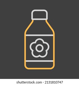 Garden packing bottle of fertilizer vector icon. Graph symbol for agriculture, garden and plants web site and apps design, logo, app, UI