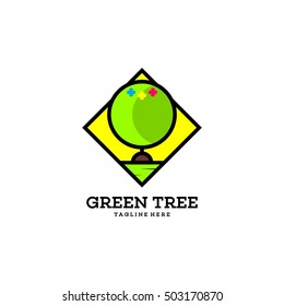Garden, Park, Nature theme logo template
