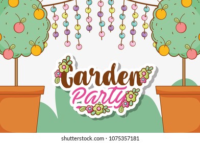 Garden party card