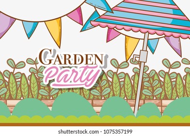 Garden party card