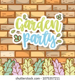 Garden party card