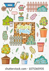 Garden party card