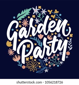 Garden Party Floral Badge