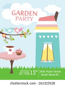 Garden party invitation