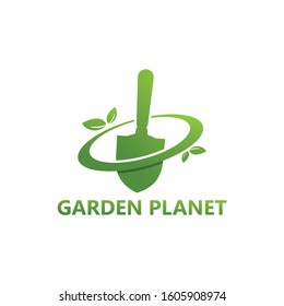 Garden Planet Logo Template Design
