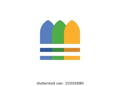 Garden and Plant Colored Logo