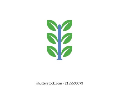 Garden and Plant Colored Logo