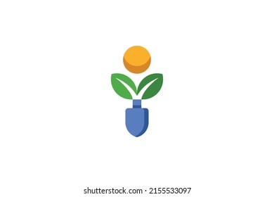 Garden and Plant Colored Logo