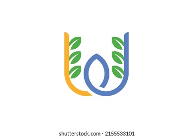 Garden and Plant Colored Logo