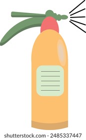 Garden plant sprayer vector. Gardening tools flat illustration.