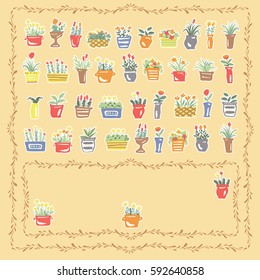 garden plant which I simplified