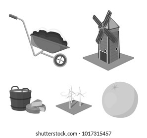 Garden, plot, ecology and other web icon in monochrome style. Drink, liquid, farm icons in set collection.