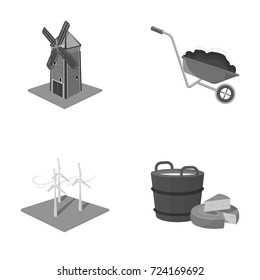 Garden, plot, ecology and other web icon in monochrome style. Drink, liquid, farm icons in set collection.
