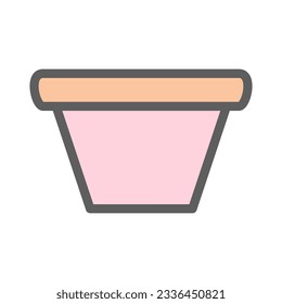 A garden pot is a container specifically designed for growing plants and flowers. 