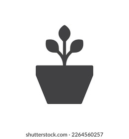 Garden Pot Icon - Plant Icon