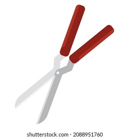 garden pruner clip art vector illustration