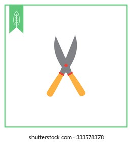 Garden pruner icon