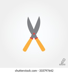 Garden pruner icon