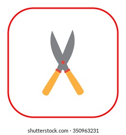 Garden pruner icon