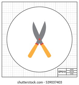 Garden pruner icon