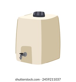 garden rain barrel cartoon. tank can, container butt, collection save garden rain barrel sign. isolated symbol vector illustration