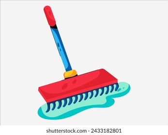 garden rake design with modern illustration concept style for badge farm agriculture sticker illustration