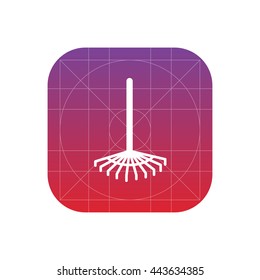 garden rakes icon