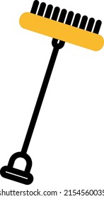 Garden rakes, illustration, vector on a white background.
