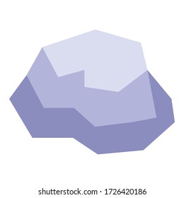 Garden rock icon. Isometric of garden rock vector icon for web design isolated on white background