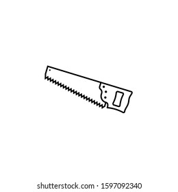 Garden saw icon design. Vector Illustration