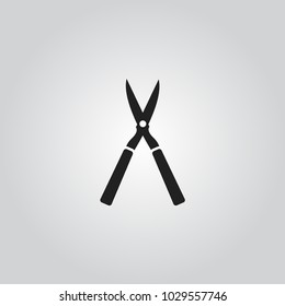 Garden scissors icon