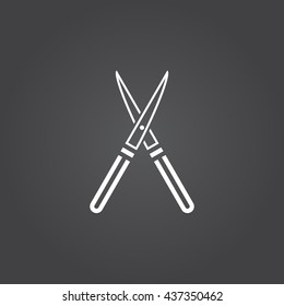 Garden scissors Icon
