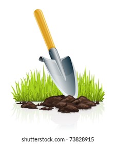 ilustraciones de vectores de césped aisladas en fondo blanco