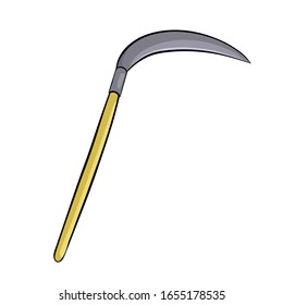 huerto para la limpieza de césped ilustración vectorial